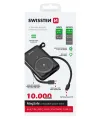 Swissten power bank 10000 mAh PD 20W with integrated USB-C and Lightning cables (Magsafe compatible) thumbnail (2 of 3)
