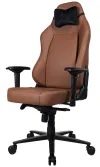 Геймърски стол AROZZI PRIMO Full Premium Leather Brown 100% естествена италианска кожа кафяв