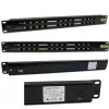 POE Patch paneel UTP cat.5e 12p 1U must (19-tolline rack versioon)
