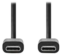 NEDIS кабел USB 2.0 щепсел USB-C щепсел USB-C 60 W 480 Mbps никелиран черен на едро 3 м NEDIS кабел USB 2.0 щепсел USB-C щепсел USB-C 60 W 480 Mbps никелиран черен на едро 3 м (1 of 2)