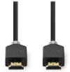 Cabo NEDIS HDMI 2.0 de alta velocidade com conectores Ethernet 4K@60Hz banhados a ouro Caixa HDMI-HDMI antracite 10m thumbnail (2 of 2)