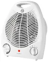 Termostat toplozračnega ventilatorja NEDIS poraba 2000 W 2 načina ogrevanja zaščita pred prevrnitvijo bela