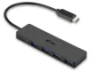 I-tec USB Slim HUB 4 porti USB 3.0 port USB-A seadme ja USB 3.1 Type C must vahel
