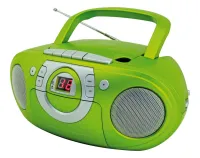 Soundmaster SCD5100GR CD Player Cassette Player FM Radio Green (1 of 2)