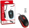 GENIUS DX-123 Sunshine Red wired 1200 dpi USB black-red