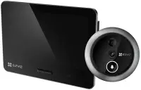 Умный дверной глазок EZVIZ EP4 Wi-Fi 4K UHD (8 Мпикс) 55-дюймовый сенсорный экран IP54 серебристый Умный дверной глазок EZVIZ EP4 Wi-Fi 4K UHD (8 Мпикс) 55-дюймовый сенсорный экран IP54 серебристый (1 of 14)