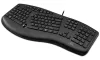 Adesso AKB-160UB wired keyboard multimedia ergonomic scroll wheel USB black US layout thumbnail (2 of 4)