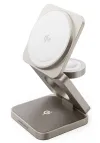 Cubenest SQ312 3in1 Qi2 hopfällbar trådlös magnetladdare i aluminium med stöd för Magsafe-fäste för Apple Watch thumbnail (1 of 10)