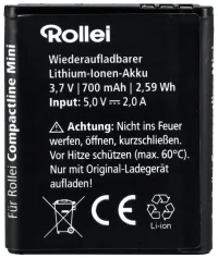Rollei Ersatzbatterie fir Compactline Mini Kamera (1 of 1)