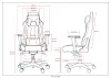 AROZZI game chair VERNAZZA black and white thumbnail (9 of 9)