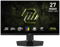 MSI MAG 274QPF E20 27" 2560x1440 IPS 200Hz 05ms 300cd m2 1000:1 HDMI DP USB-C PIVOT VESA sort MSI MAG 274QPF E20 27" 2560x1440 IPS 200Hz 05ms 300cd m2 1000:1 HDMI DP USB-C PIVOT VESA sort (1 of 6)