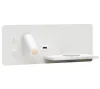 IMMAX LED Be PREPARE 4-i-1 spotlight med Qi USB-opladning hvid højre version