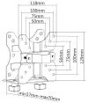 Neomounts Select NM-TC100BLACK Supporto per thin client nero thumbnail (5 of 5)