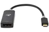 NEDIS kabelski adapter USB 3.2 Gen 1 USB-C vtič - DisplayPort vtičnica okrogla črna ŠKATLA 20cm thumbnail (2 of 3)
