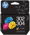 HP 302 304 trefarvet blækpatron B7RT6AE original