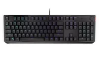 Endorfy gaming keyboard Thock Red USB red sw. wire mesh US PBT double-shot keycaps black RGB (1 of 7)