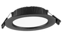 IMMAX NEO DOWN SMART podhľadové (stropné) svietidlo 12cm 12W s podporou BEACON CCT stmievateľné Wi-Fi TUYA čierne (1 of 8)