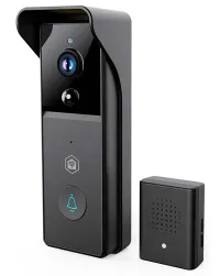NEDIS Wi-Fi smart video doorphone 2304x1296 3Mpix battery powered IP44 motion sensor night vision black NEDIS Wi-Fi smart video doorphone 2304x1296 3Mpix battery powered IP44 motion sensor night vision black (1 of 14)