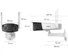 Reolink Duo Series W730 8MPx εξωτερική κάμερα IP 4608x1728 κουκκίδα υποδοχή SD έως 256GB προστασία IP66 Ήχος WiFi διπλής ζώνης