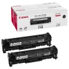 Canon originální toner CRG-718BK 2-pack LBP-7200 7660 7680 MF-80x0 MF724 K Černé