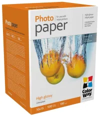 COLORWAY Fotopapier hochglänzend 180g m2 10x15 500 Stück (1 of 1)