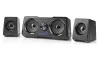 Cainteoirí cearrbhachais NEDIS 2.2 cumhacht 48 W jack 3.5mm stiúir USB rialú toirte dubh
