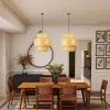 Lampada a sospensione di design IMMAX BOHO HILO D50cm E27 bambù thumbnail (5 of 6)
