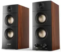 FENDA F&D repro R330BT 2.0 20W dřevěné černé BT5.3 USB vstup (1 of 5)