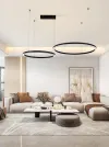 IMMAX NEO FINO UUS SMART rippvalgusti 2 ringi 60+80cm 93W must Zigbee 3.0 TUYA thumbnail (8 of 9)