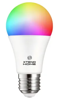 Bombilla LED inteligente Xtend Home E27 RGB+W 14W 1400lm regulable por color WiFi Tuya Bombilla LED inteligente Xtend Home E27 RGB+W 14W 1400lm regulable por color WiFi Tuya (1 of 4)