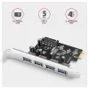 AXAGON PCIe controller for 4x USB Type-A USB 5Gbps PCEU-430RS SP chip Renesas thumbnail (2 of 4)