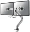 Neomounts Select NM-D775DXSILVER Настолен монтаж за плосък екран (10-32") със скоба за бюро, сребрист