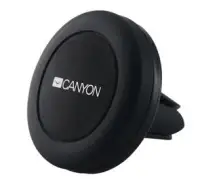 Suport auto CANYON cu magnet, instalare în sistemul de ventilație, 2 plăci într-un pachet negru Suport auto CANYON cu magnet, instalare în sistemul de ventilație, 2 plăci într-un pachet negru (1 of 3)