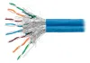 PLANET cable SFTP wire Cat 6A 4p 500MHz LS0H TWIN shielded each pair Planet Elite blue Dca package 2*500m