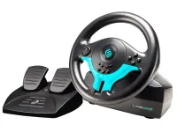 SUPERDRIVE Steering Wheel and Pedal Set SV250 SP Edition Switch 1+2 Blue (1 of 3)