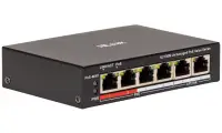 HiLook Powered by HIKVISION-switch NS-0106P-45(B) 4x portar 10 100 Mbps RJ45-portar PoE 2x 100 Mbps upplänk HiLook Powered by HIKVISION-switch NS-0106P-45(B) 4x portar 10 100 Mbps RJ45-portar PoE 2x 100 Mbps upplänk (1 of 6)