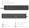 Priključna postaja DELL UD22 Universal Dock USB-C 4x USB 2x USB-C 2x DP HDMI RJ-45 PD 96W thumbnail (4 of 5)