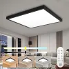 IMMAX NEO LITE FRAME SMART ceiling light 60x60cm IP44 CCT with BEACON Wi-Fi TUYA support black thumbnail (7 of 18)