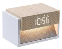 IMMAX LED будильник DECENT/ беспроводная зарядка/ белый шум/ 20W/ вход 9V/222/12V/167A (PD 20W)/ 30lm/ USB-C/ коричнево-белый IMMAX LED будильник DECENT/ беспроводная зарядка/ белый шум/ 20W/ вход 9V/222/12V/167A (PD 20W)/ 30lm/ USB-C/ коричнево-белый (1 of 6)