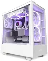 Корпус NZXT H5 Elite edition 3x120 мм (2xRGB) вентилятор USB 3.0 USB-C 3.1 прозрачная боковая и передняя панель белого цвета thumbnail (1 of 6)