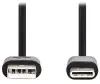 NEDIS-kaapeli USB 2.0 -liitin USB-A-liitin USB-C 5 W 480 Mbps nikkelöity musta irtotavarana 1 m NEDIS-kaapeli USB 2.0 -liitin USB-A-liitin USB-C 5 W 480 Mbps nikkelöity musta irtotavarana 1 m
