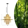 IMMAX BOHO PINCHOS design függőlámpa D45cm E27 bambusz fa thumbnail (3 of 10)