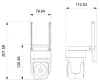 Câmera de segurança externa IMMAX NEO LITE SMART CUBE PT Wi-Fi 2.4 e 5GHz 4MP ONVIF TUYA thumbnail (4 of 6)
