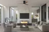IMMAX NEO LITE VENTO SMART loftlampe med ventilator 18W TUYA Wi-Fi brun-sort thumbnail (5 of 6)