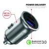 Adattatore Swissten cl power delivery usb-c + ricarica rapida 3.0 36w metallo argento thumbnail (2 of 4)