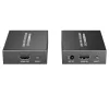 XtendLan CAT6 HDMI extender vysílač+přijímač 40m 4k 2k 1080p po jednom CAT6 kabelu POC přenos IR a USB (KVM) thumbnail (3 of 3)