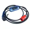 Akyga Electric vehicle charging station CEE 5pin Type2 LCD 3-phase 32A 22kW 5m Akyga Electric vehicle charging station CEE 5pin Type2 LCD 3-phase 32A 22kW 5m