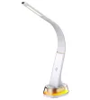 Lámpara de mesa LED IMMAX CORELLA Carga Qi 7W 5V 2.1A Retroiluminación RGB regulable USB blanco + elementos dorados thumbnail (2 of 8)