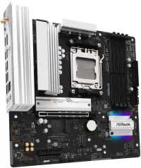 ASRock A620AM Pro RS WiFi AMD A620A AM5 4x DDR5 DIMM 3x M.2 HDMI DP USB-C WiFi mATX (1 of 6)