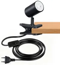 IMMAX PUNTO KLIP-1 wand-/klemarmatuur 9W GU10 zwart IMMAX PUNTO KLIP-1 wand-/klemarmatuur 9W GU10 zwart (1 of 6)